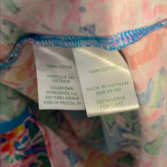 Lilly Pulitzer Isolde Knee Length Dress Rose to the Occasion - Picture 4 of 6